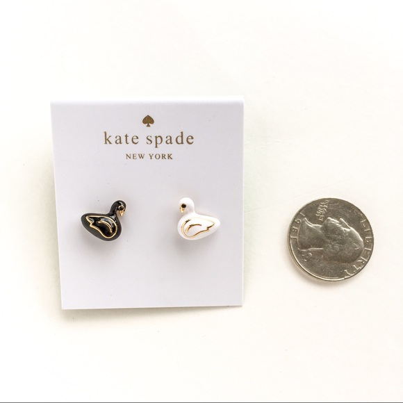 Kate spade black and white swarm earrings - Picture 2 of 6